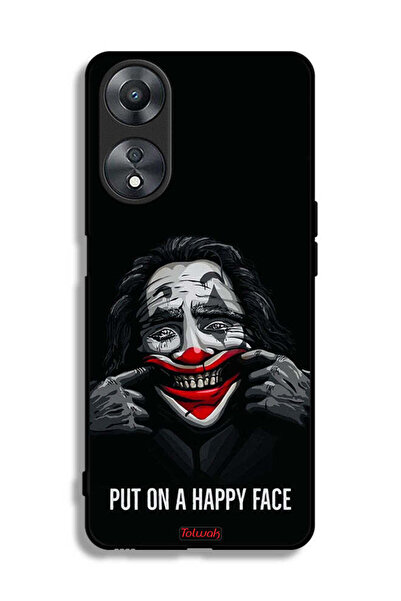 Tolwak غطاء حماية لهاتف Oppo A58 5G بوجه سعيد
