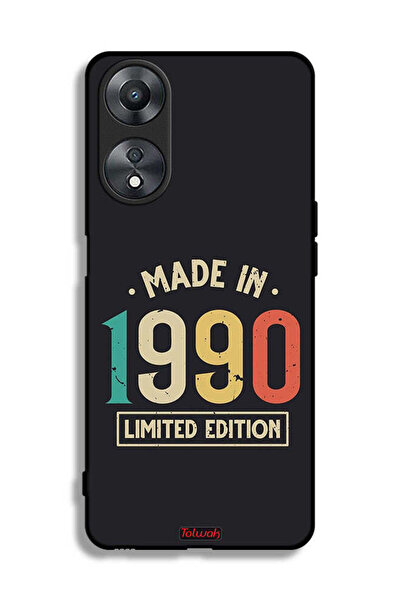 Tolwak غطاء حماية لهاتف Oppo A58 5G، إصدار محدود، صنع عام 1990