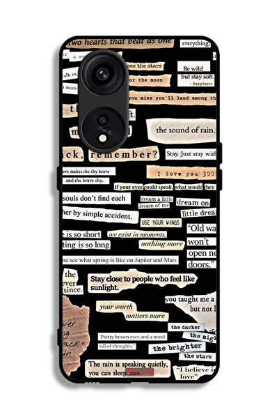 Tolwak غطاء حماية لهاتف Oppo Reno 8T 5G مع ملصقات اقتباسات