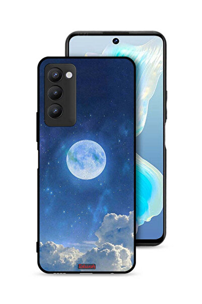 Tolwak Tecno Camon 18P Protective Case Cover Moon Clouds