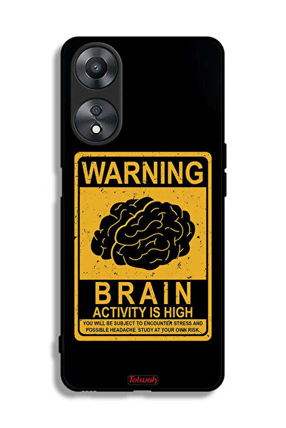 Tolwak جراب حماية Oppo A58 5G تحذير من ارتفاع نشاط الدماغ