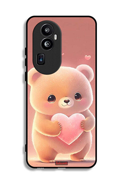 Tolwak غطاء حماية لهاتف Oppo Reno10 Pro Plus - باندا صغيرة لطيفة تحمل قلبًا