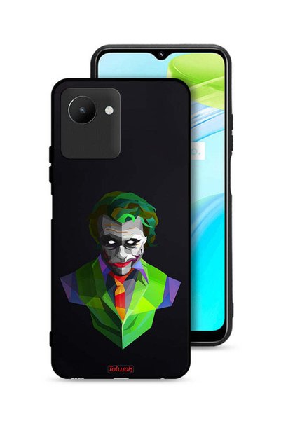 Tolwak غطاء حماية Realme C30s بتصميم فن تجريدي للجوكر