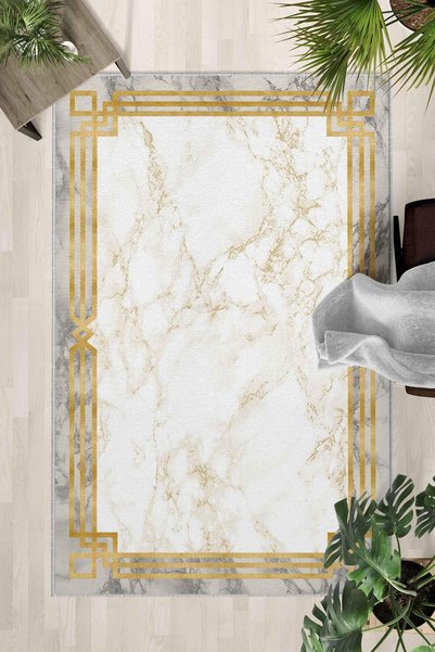 Monnhein Non-Slip Sole Washable Rug – Modern Digital Print Rug for Kitchen, L...