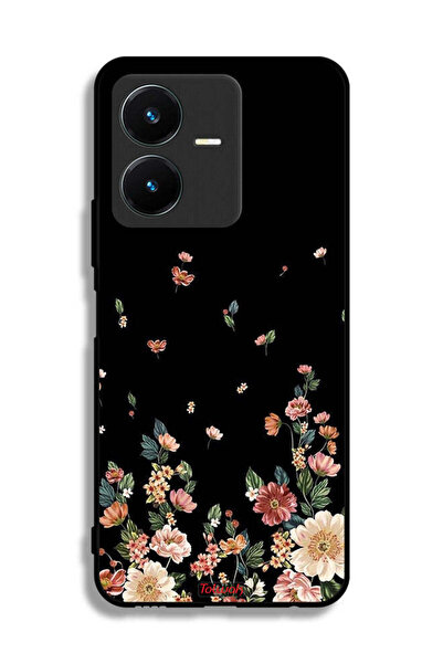Tolwak Vivo Y22s Protective Case Cover Small Flowers In Bottom