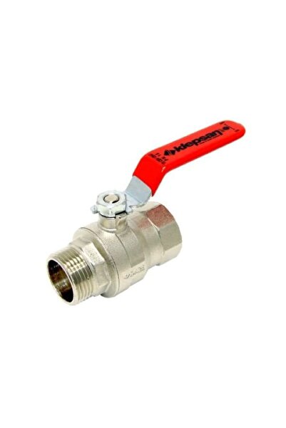 Klepsan 307 Tam Geçişli Küresel Vana Dış Dişli Ts 13547 1 1/2