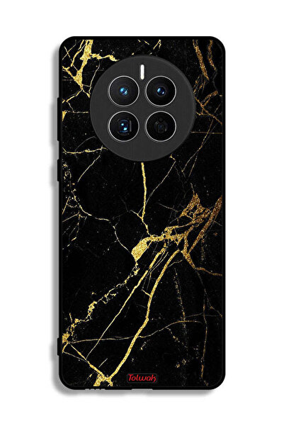 Tolwak غطاء حماية لهاتف هواوي ميت 50 إي - رخام متصدع