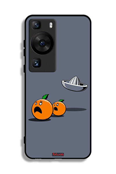 Tolwak غطاء حماية لهاتف هواوي بي 60 بتصميم فني رقمي بسيط وفكاهي