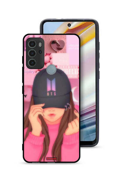 Tolwak غطاء حماية موتورولا موتو جي 60 إس بتصميم فتاة صغيرة