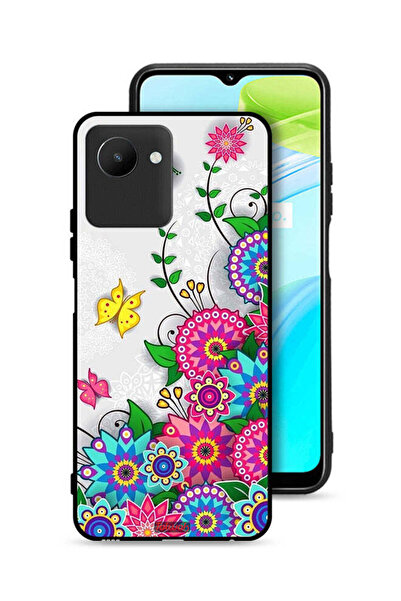 Tolwak غطاء حماية لهاتف Realme C30s - زهور ماندالا