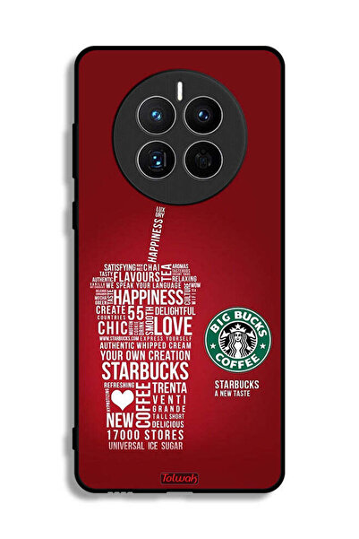 Tolwak Huawei Mate 50E Protective Case Cover Coffee Sticker