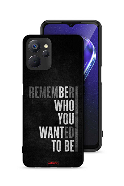 Tolwak غطاء حماية Realme 9i 5G تذكر من أردت أن تكون