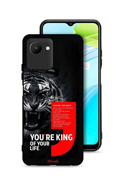 Tolwak غطاء حماية لهاتف Realme C30s أنت ملك حياتك