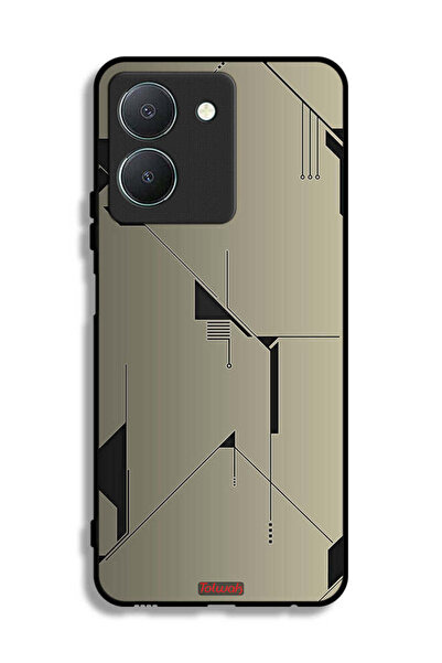Tolwak Vivo Y36 5G Protective Case Cover Minimalism Abstract Digital Art