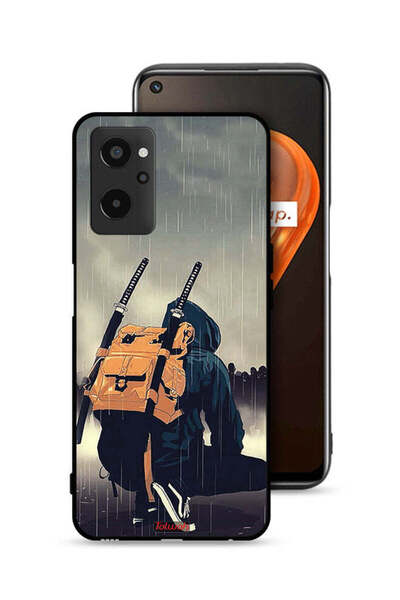 Tolwak غطاء حماية لهاتف Realme 9i 4G بتصميم سيف ساموراي رقمي