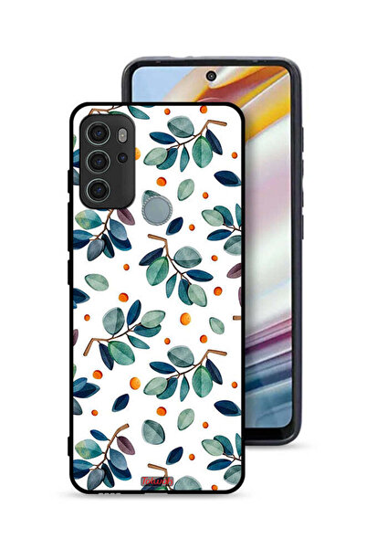 Tolwak غطاء حماية لهاتف موتورولا موتو جي 60 إس بنقشة أوراق الشجر