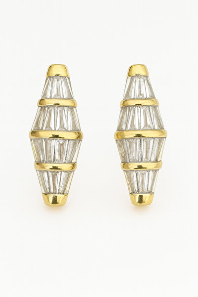 Vi store Çelik Baget Taşlı Helena Küpe(Görsel 2.küpe)