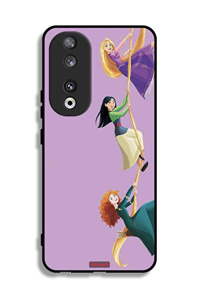 Tolwak غطاء حماية لهاتف Honor 90 بتصميم فن تسلق الفتيات