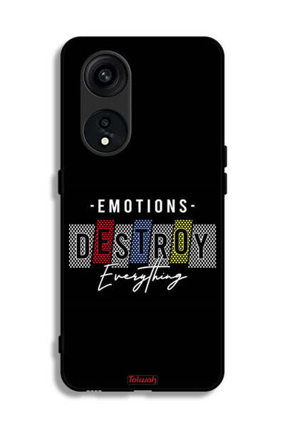 Tolwak غطاء حماية لهاتف Oppo Reno 8T 5G - العواطف تدمر كل شيء