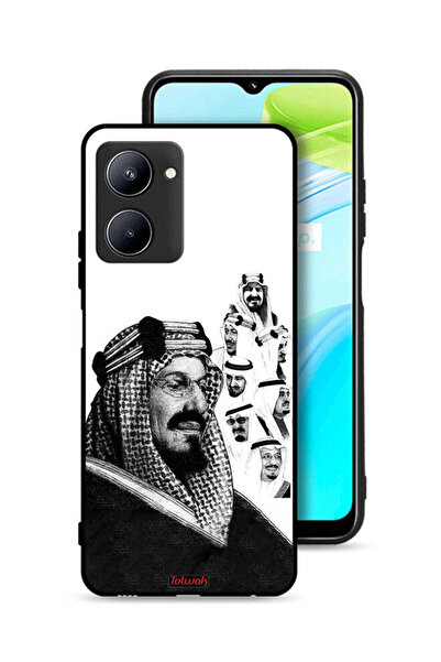 Tolwak غطاء حماية لهاتف Realme C33، ملصق ملوك المملكة العربية السعودية باللون...