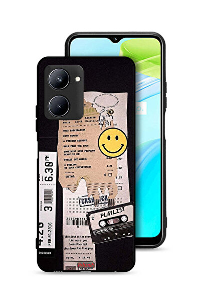 Tolwak غطاء حماية لجهاز Realme C33 مع ملصق قائمة تشغيل