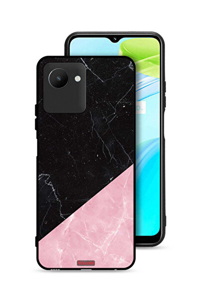 Tolwak غطاء حماية لهاتف Realme C30s بنمط رخامي