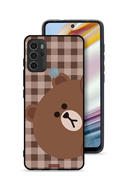 Tolwak غطاء حماية موتورولا موتو جي 60 إس على شكل دب تيدي