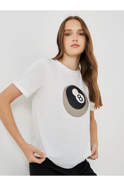 Styli Graphic Print Regular Fit T-Shirt