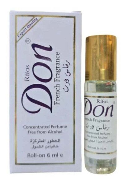 Don Rivas Don French Roll-On Alcohol-Free White Perfume 6ml