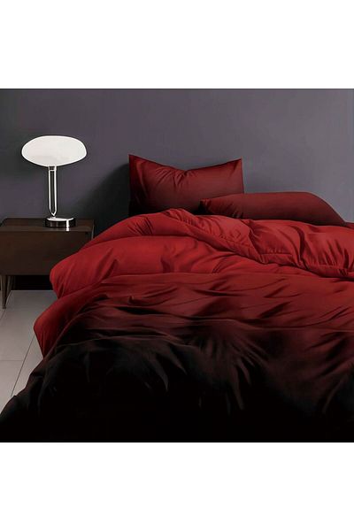Pucioasa Finet 4-piece bed linen, dark red