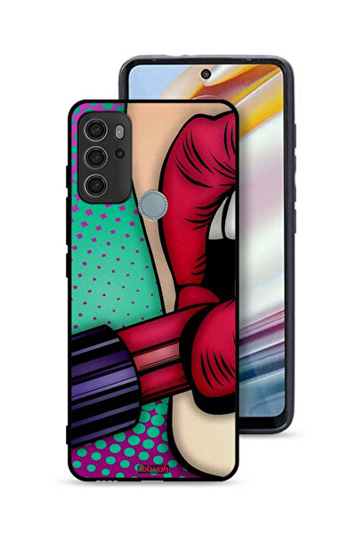 Tolwak غطاء حماية لهاتف موتورولا موتو جي 60 إس - أحمر شفاه