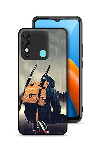 Tolwak غطاء حماية لهاتف تكنو سبارك 8 بتصميم سيف ساموراي الرقمي