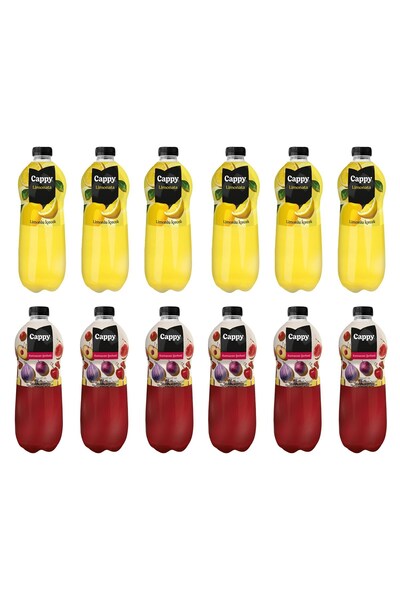 Cappy Limonata Ve Ramazan Şerbeti 1 Lt 12 Li Karma Paket