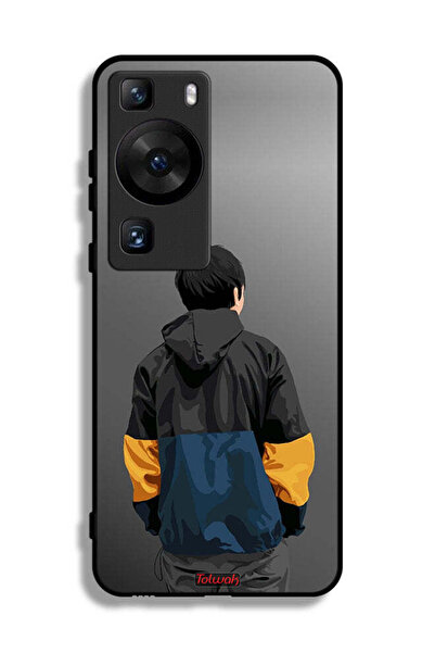 Tolwak غطاء حماية لهاتف هواوي بي 60 برو بتصميم صورة صبي