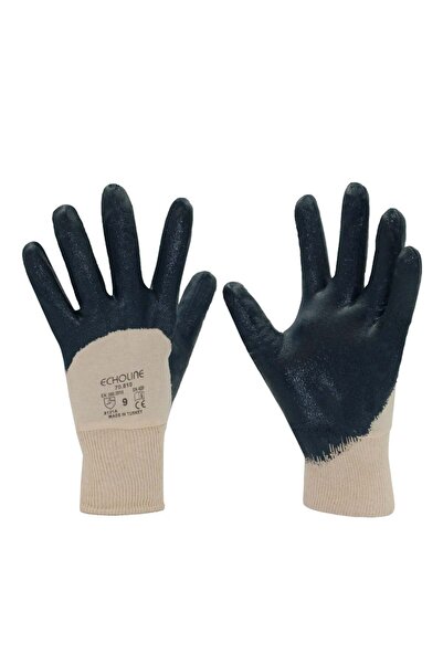 ECHOLINE Hegi Echoline 3/4 Nitril Kaplı İnşaat Oto Bakım İş Eldiveni