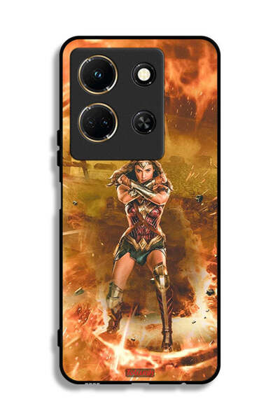 Tolwak غطاء حماية لجهاز انفينيكس نوت 30 - وندر وومن