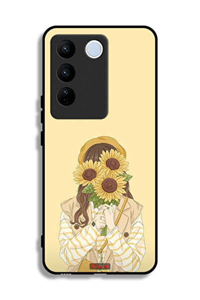 Tolwak غطاء حماية لهاتف Vivo S16e بنقشة عباد الشمس