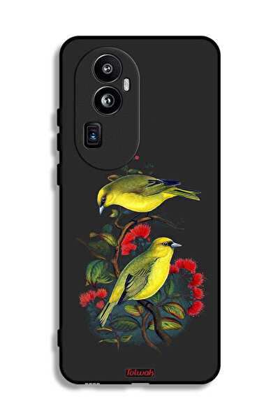 Tolwak غطاء حماية لهاتف Oppo Reno10 Pro Plus بتصميم طيور