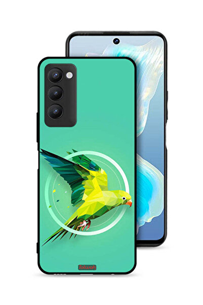 Tolwak غطاء حماية لهاتف تكنو كامون 18 بتصميم فن تجريدي ببغاء