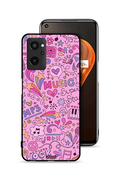 Tolwak غطاء حماية لهاتف Realme 9i 4G مع علامات موسيقية