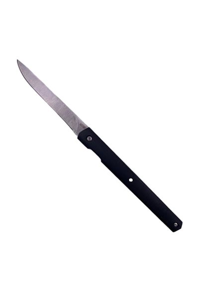 dalimag Briceag Automat Stiletto, Deschidere Rapida, Extra Light, 22 cm, Husa de Piele, Maner Lemn Black, Ar