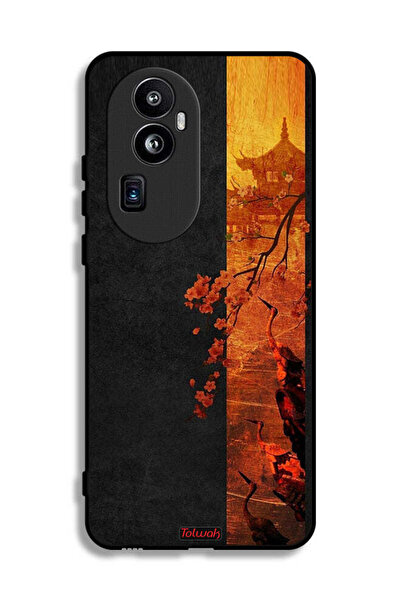 Tolwak غطاء حماية لهاتف Oppo Reno10 Pro Plus بألوان الخريف الفنية