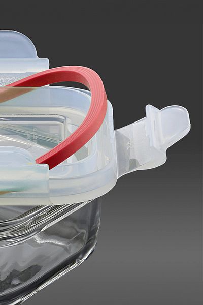 Prima Nova Glasslock Rectangular Glass Storage Container 1730 ml