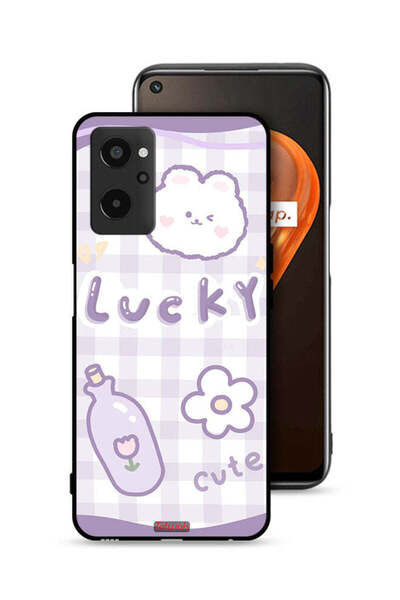 Tolwak Realme 9i 4G Protective Case Cover Lucky Cute