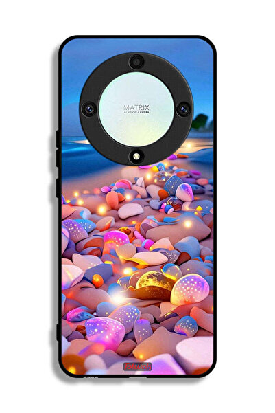 Tolwak غطاء حماية لهاتف Honor X9a برسومات حجرية