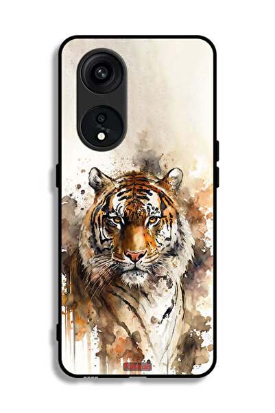 Tolwak غطاء حماية لهاتف Oppo Reno 8T 5G بنقشة فن تجريدي من جلد الفهد