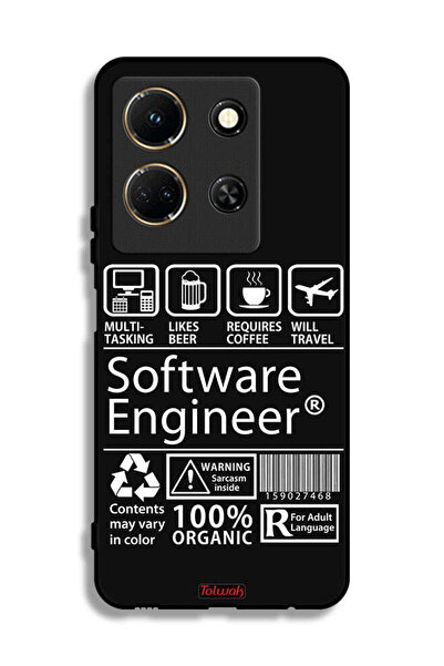 Tolwak غطاء حماية لجهاز Infinix Note 30 - ملصق مهندس برمجيات