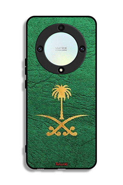 Tolwak غطاء حماية لهاتف Honor X9a - علامة المملكة العربية السعودية - جلد