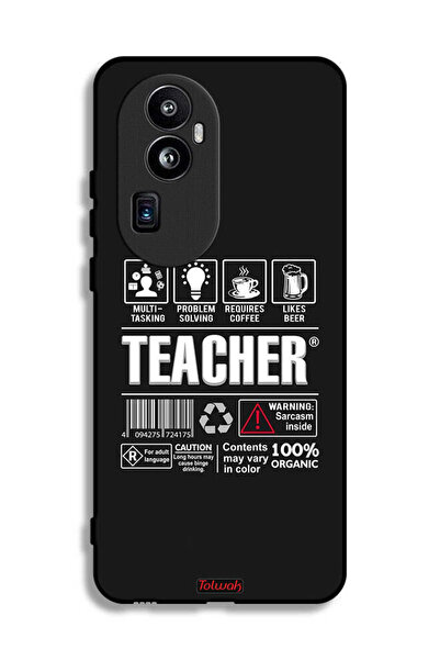 Tolwak غطاء حماية لهاتف Oppo Reno10 Pro Plus - ملصق المعلم