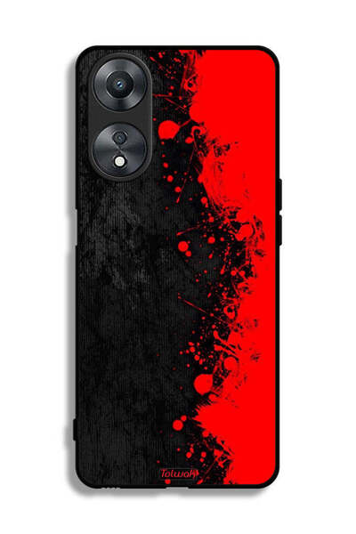 Tolwak غطاء حماية لهاتف Oppo A58 5G بنمط تجريدي